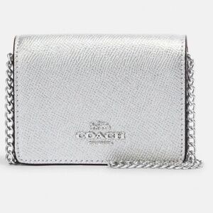 The Mini Wallet on a Chain COACH